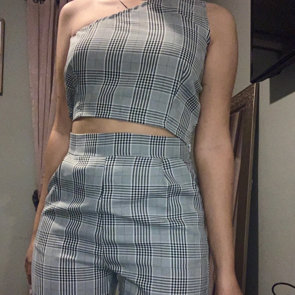 ❌SOLD❌Plaid Paperbag Set